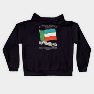 Antique South African Republic Country Flag Kids Hoodie